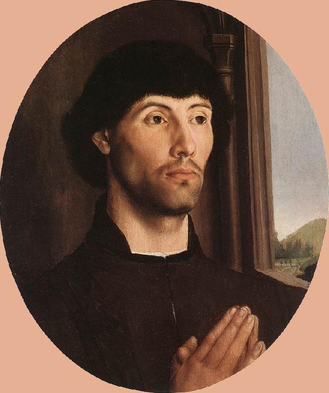 GOES, Hugo van der Portrait of a Man oil painting image